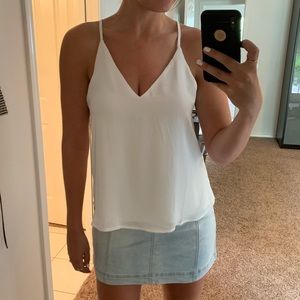 White tank top